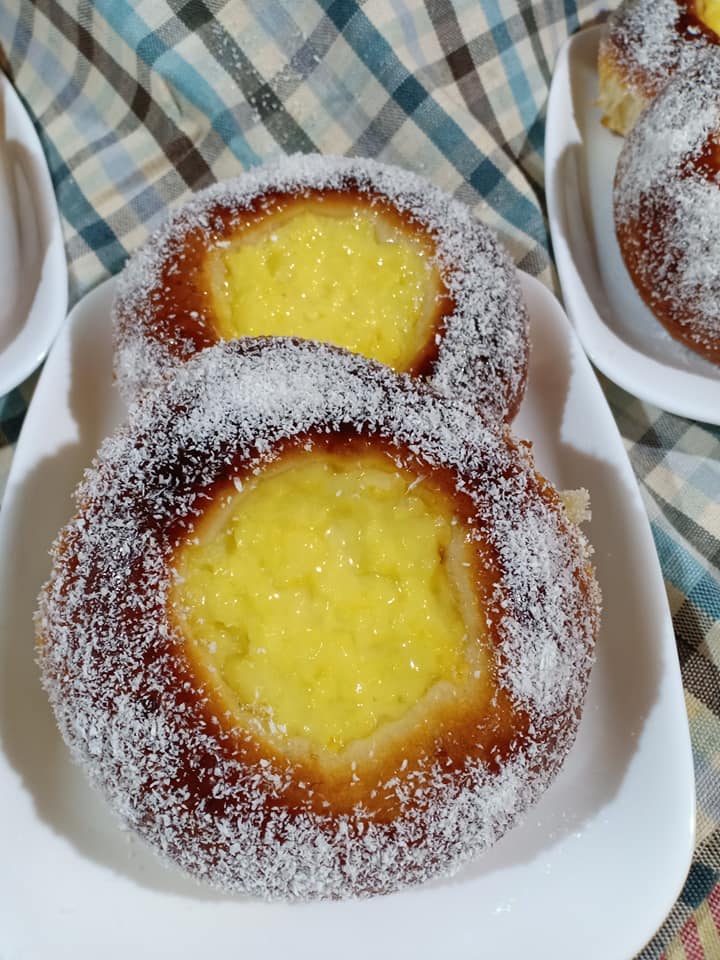 بريوش خفيف بكريمة ذوق ليمون..