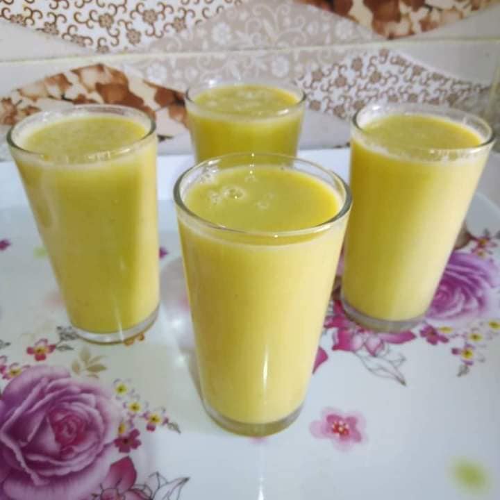 عصير البرتقال و التفاح